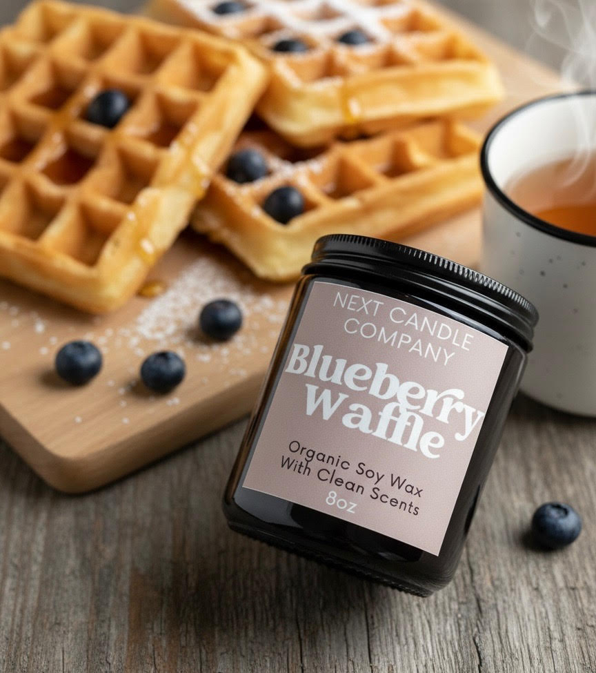 Blueberry Waffle Soy Candle (8oz)