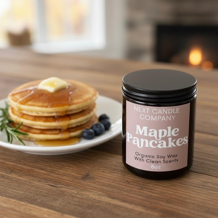 Maple Pancakes Soy Candle (8oz)