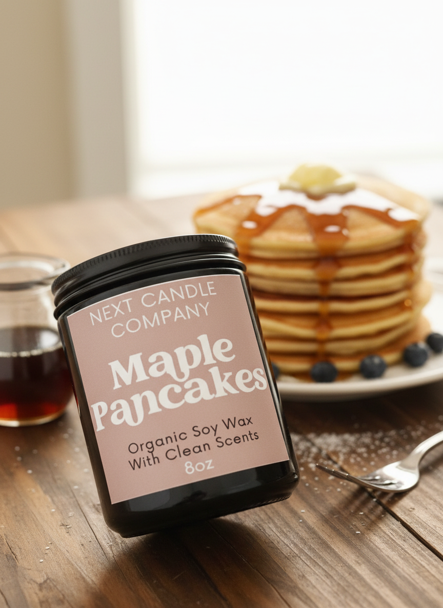 Maple Pancakes Soy Candle (8oz)