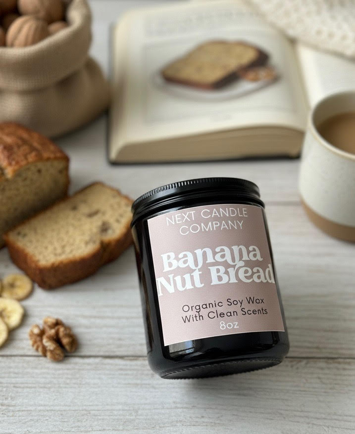 Banana Nut Bread Soy Candle (8oz)