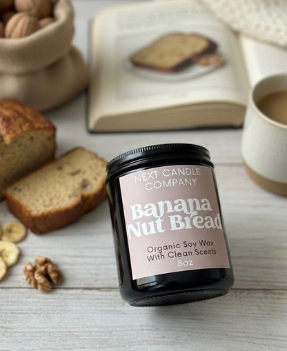 Banana Nut Bread Soy Candle (8oz)