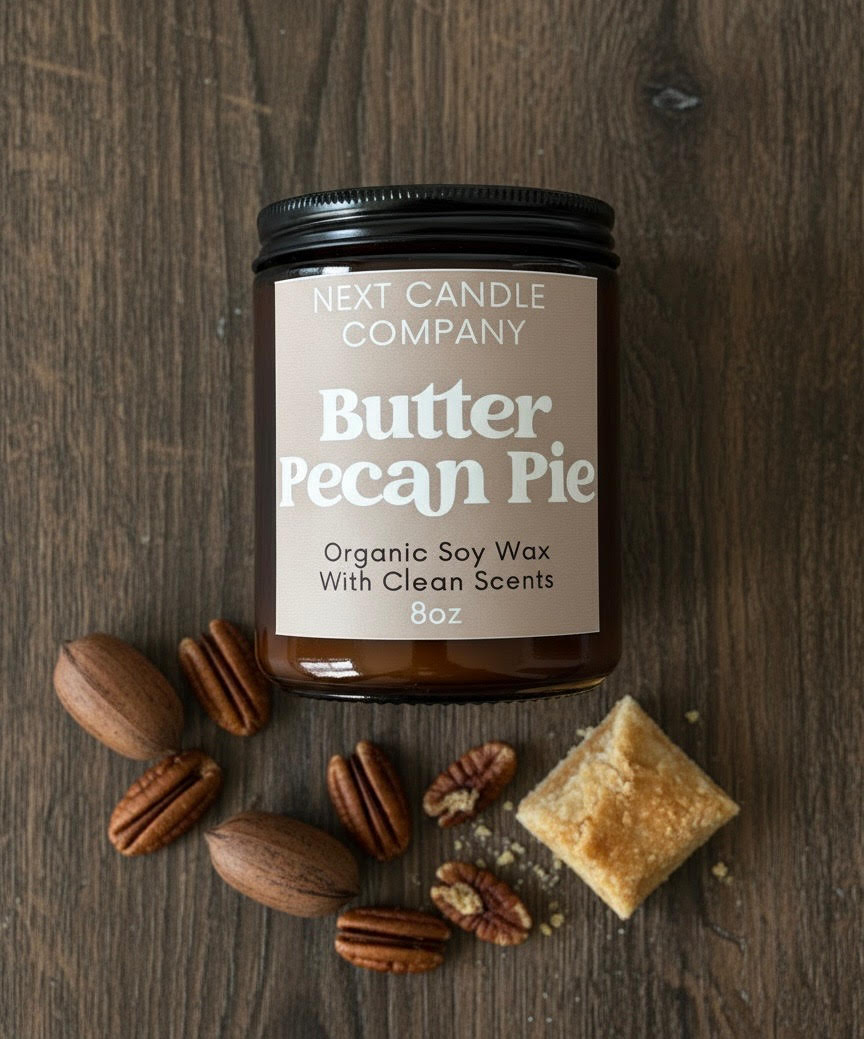 Butter Pecan Pie Soy Candle (8oz)