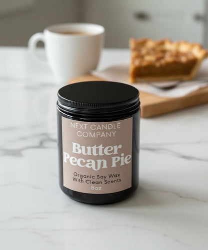 Butter Pecan Pie Soy Candle (8oz)