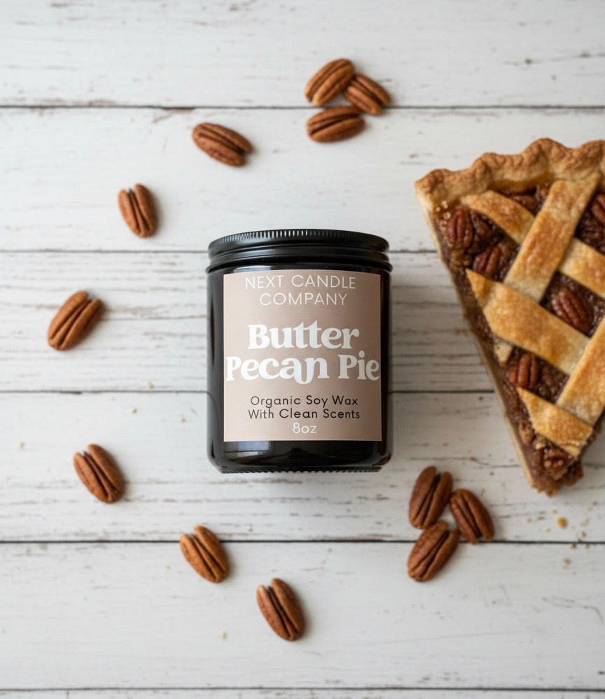 Butter Pecan Pie Soy Candle (8oz)